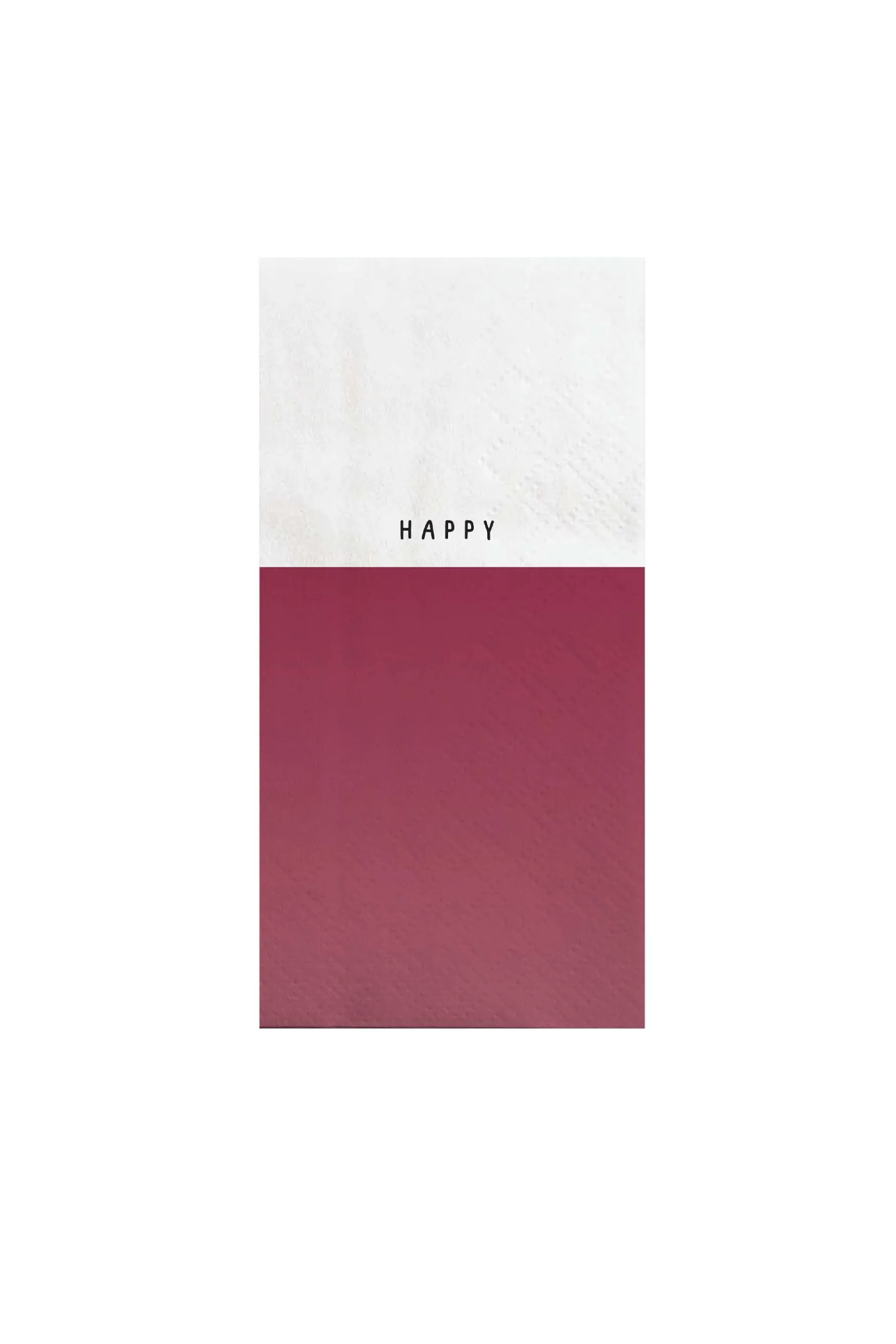 zusss servetten happy 11x20cm roze/wit