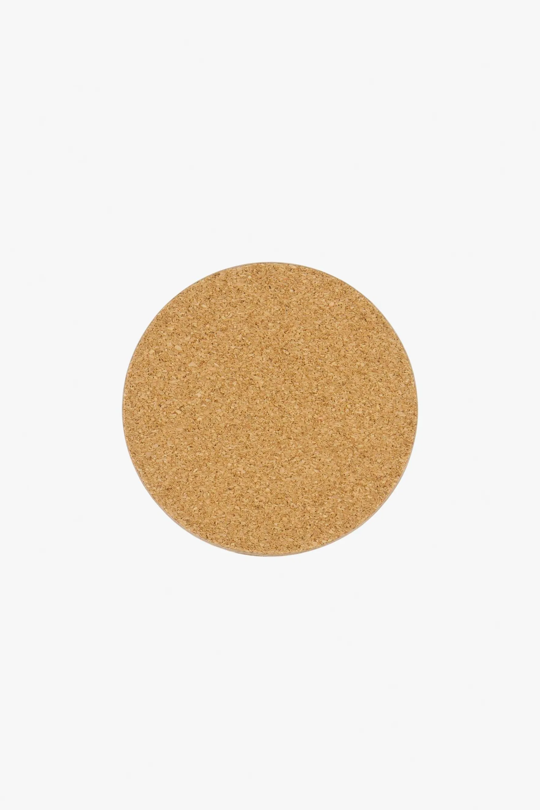 zusss Set van 6 onderzetters rond zand/antracietgrijs/terra roze