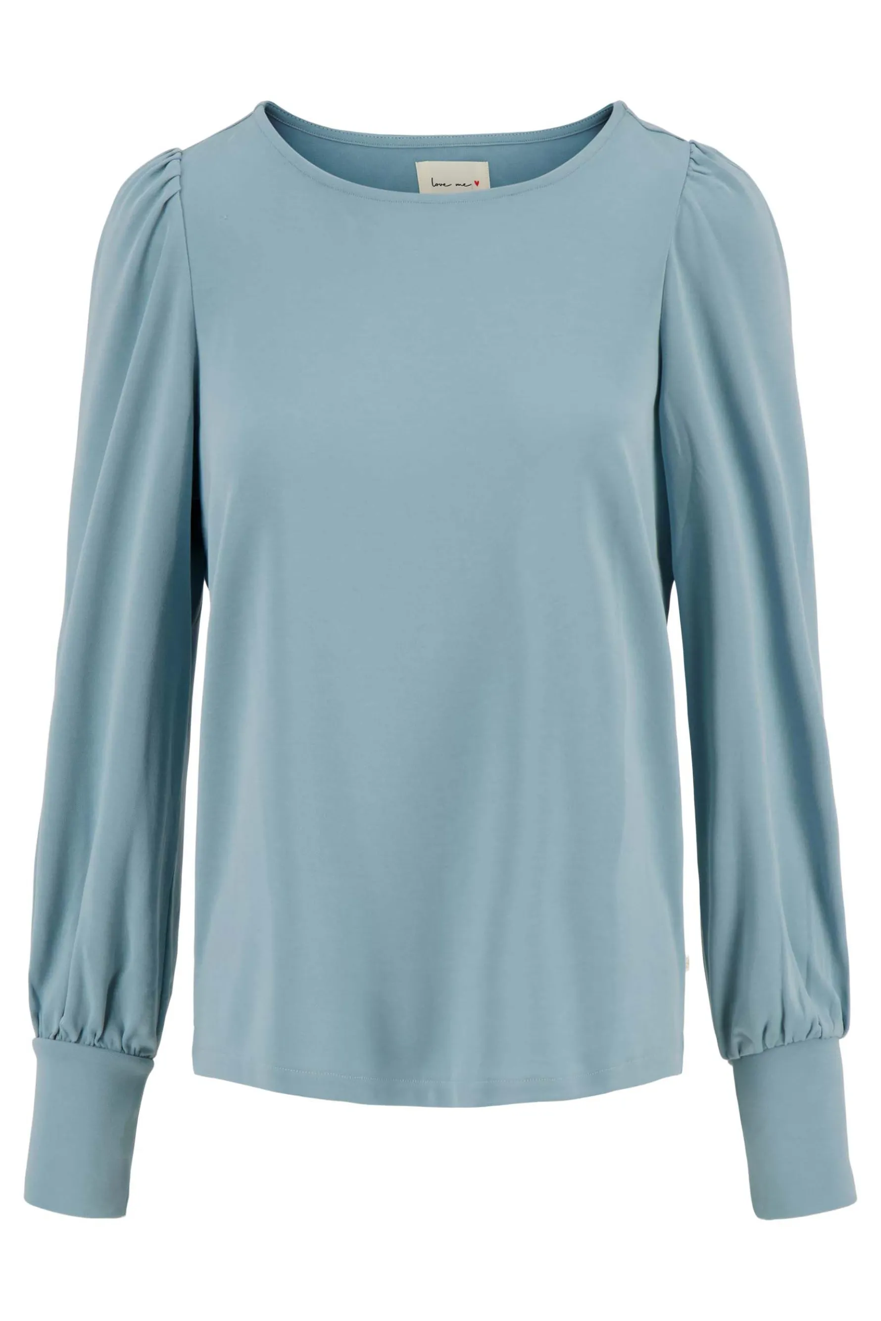 zusss top met boothals grijsblauw