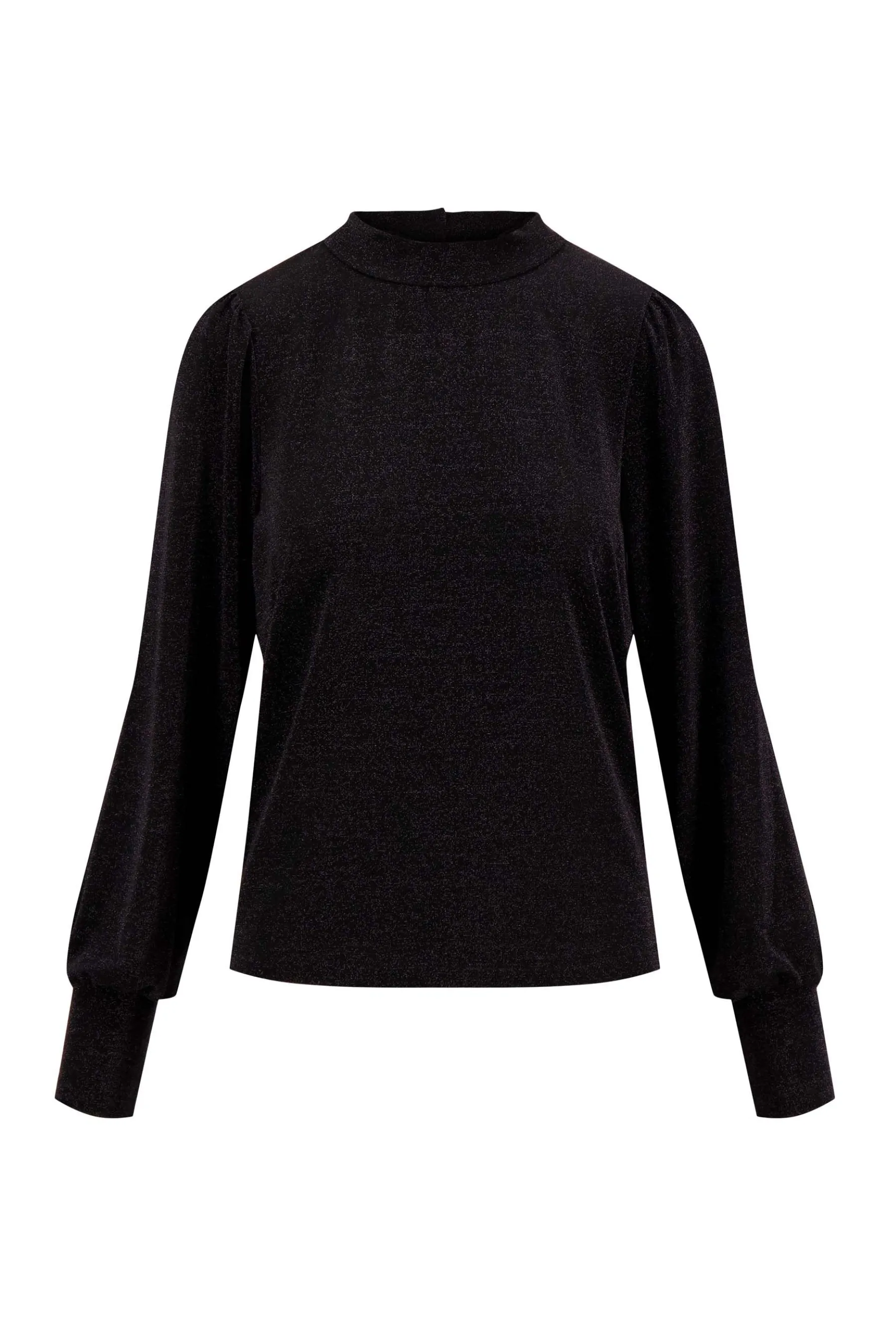 zusss top met structuur zwart