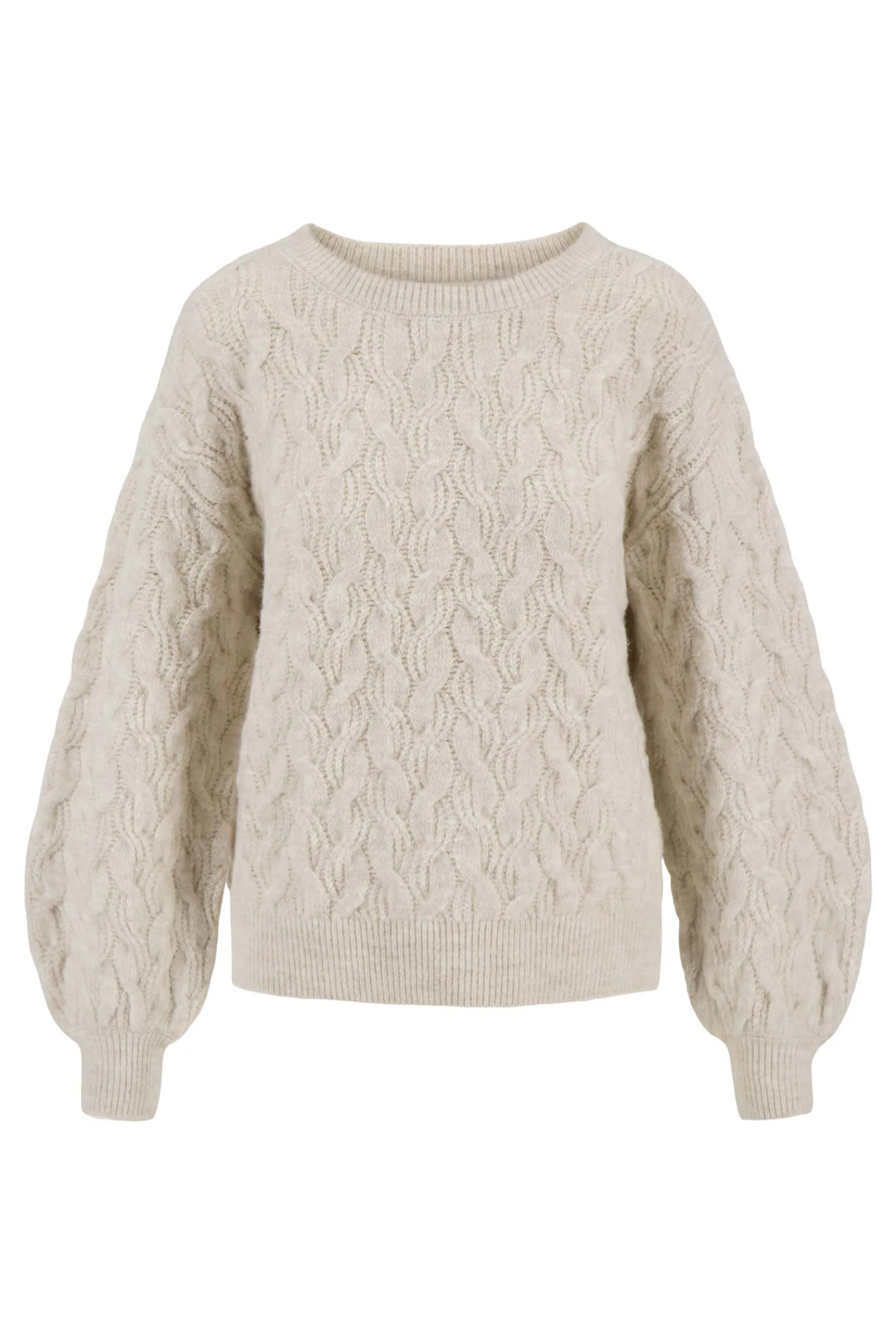 zusss trui met structuur creme