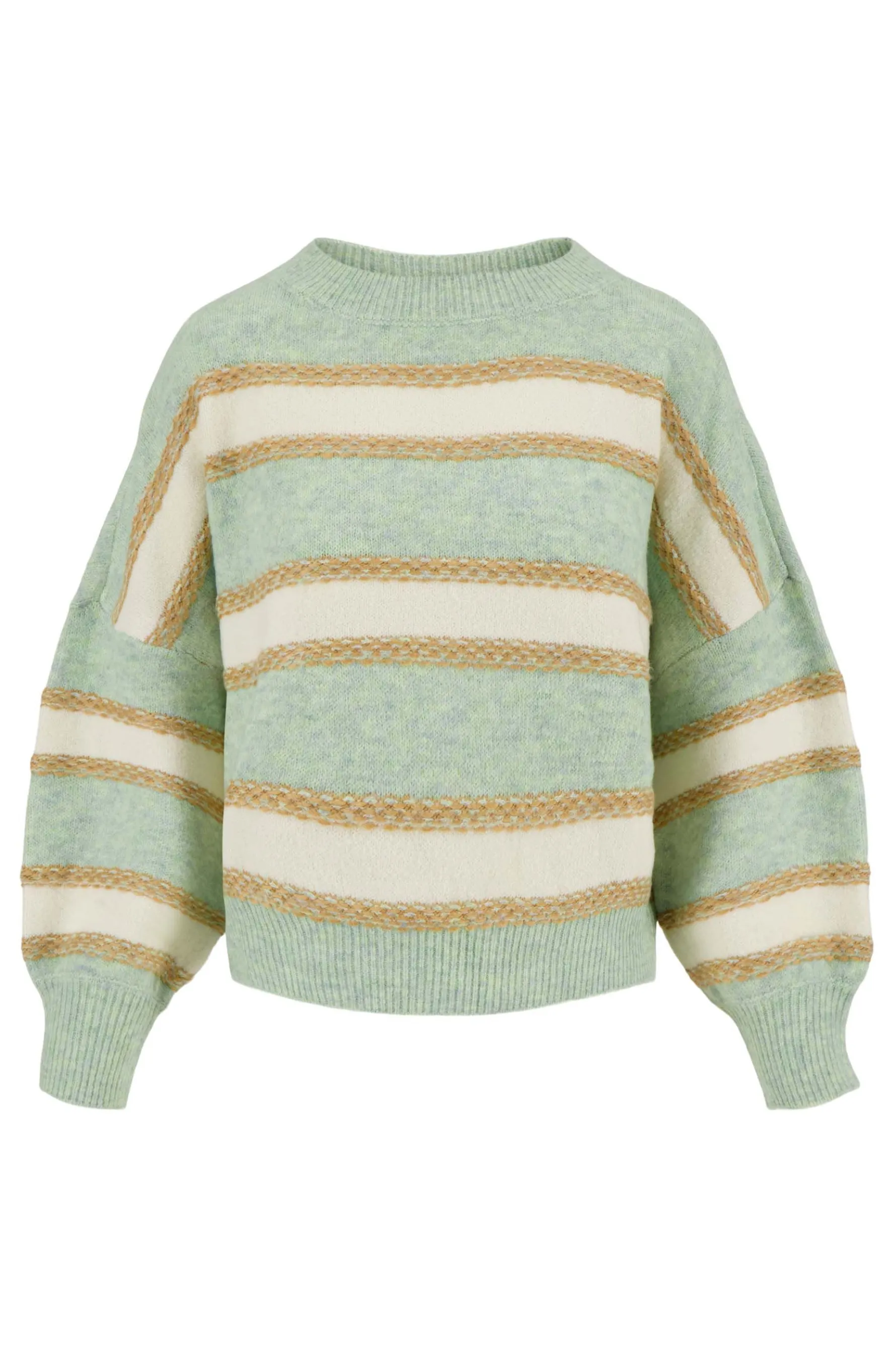 zusss trui met strepen mint