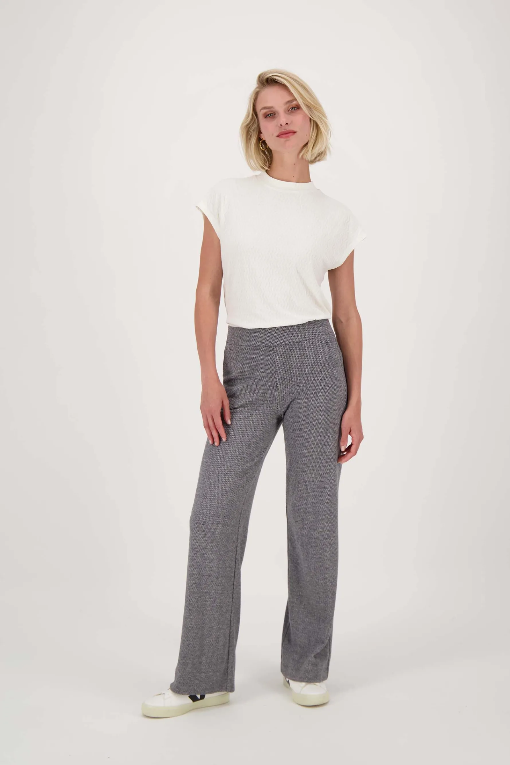 zusss turtle top met structuur creme