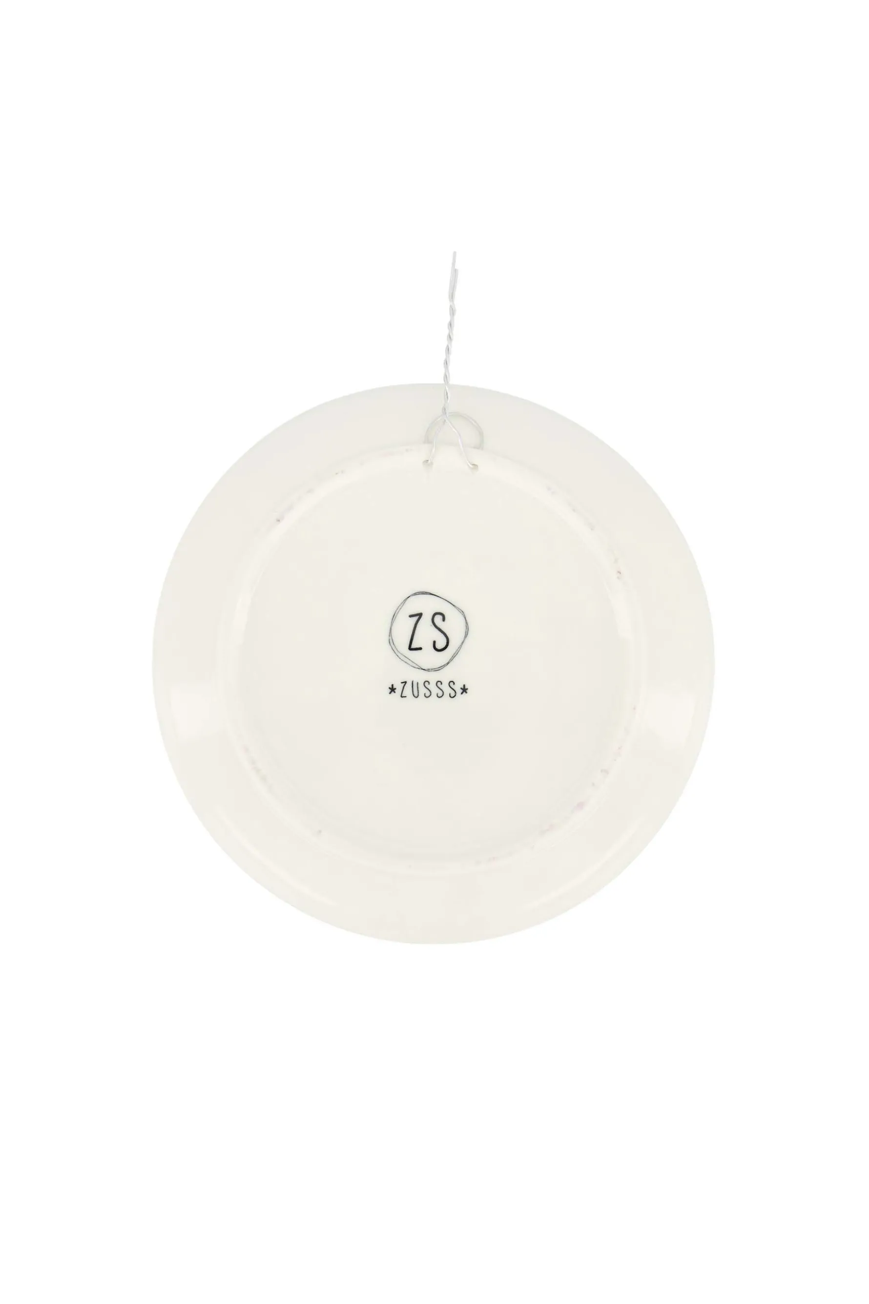 zusss wandbordje goud hartje samen is alles leuker wit