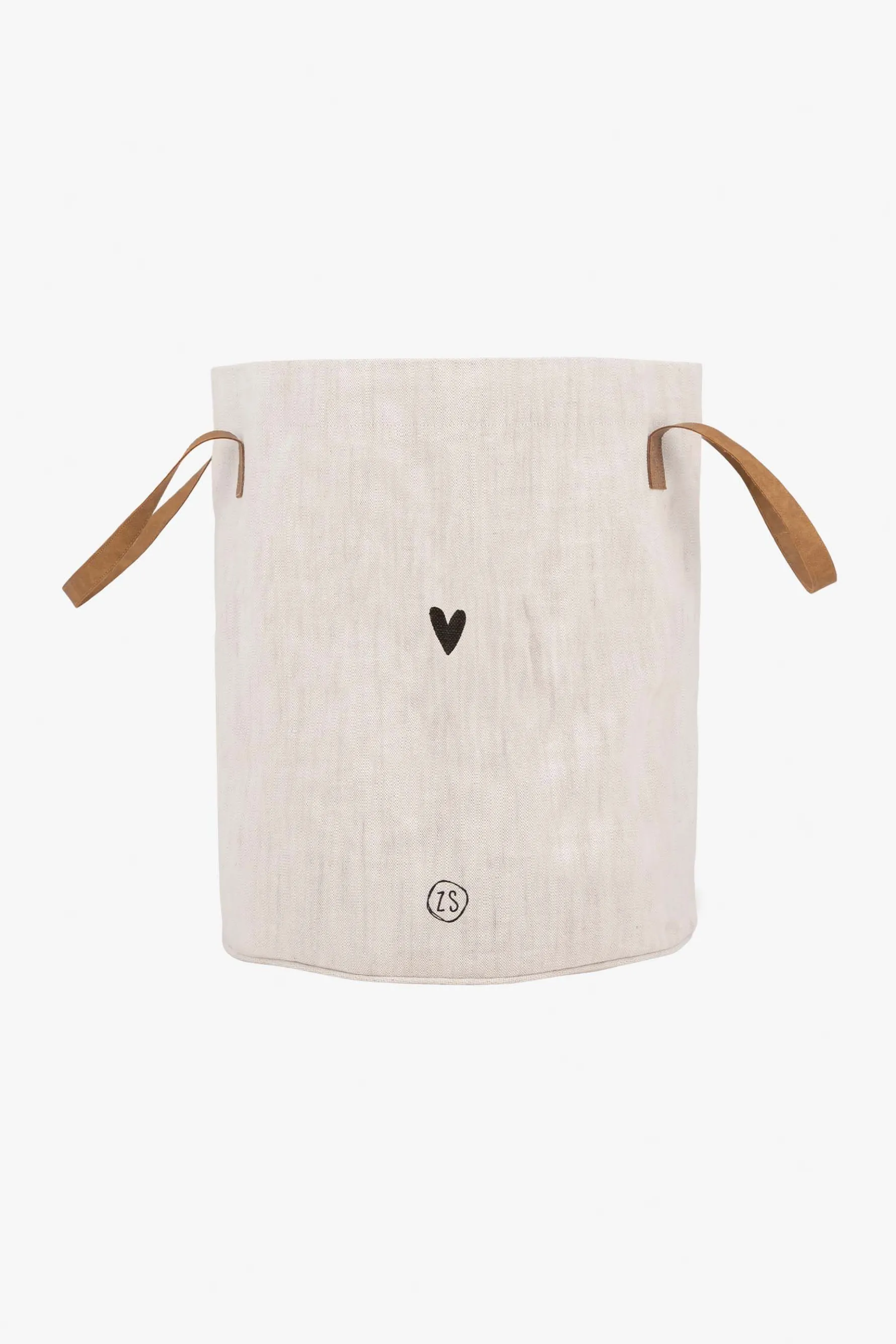 zusss wasmand klavertje S zand/antraciet