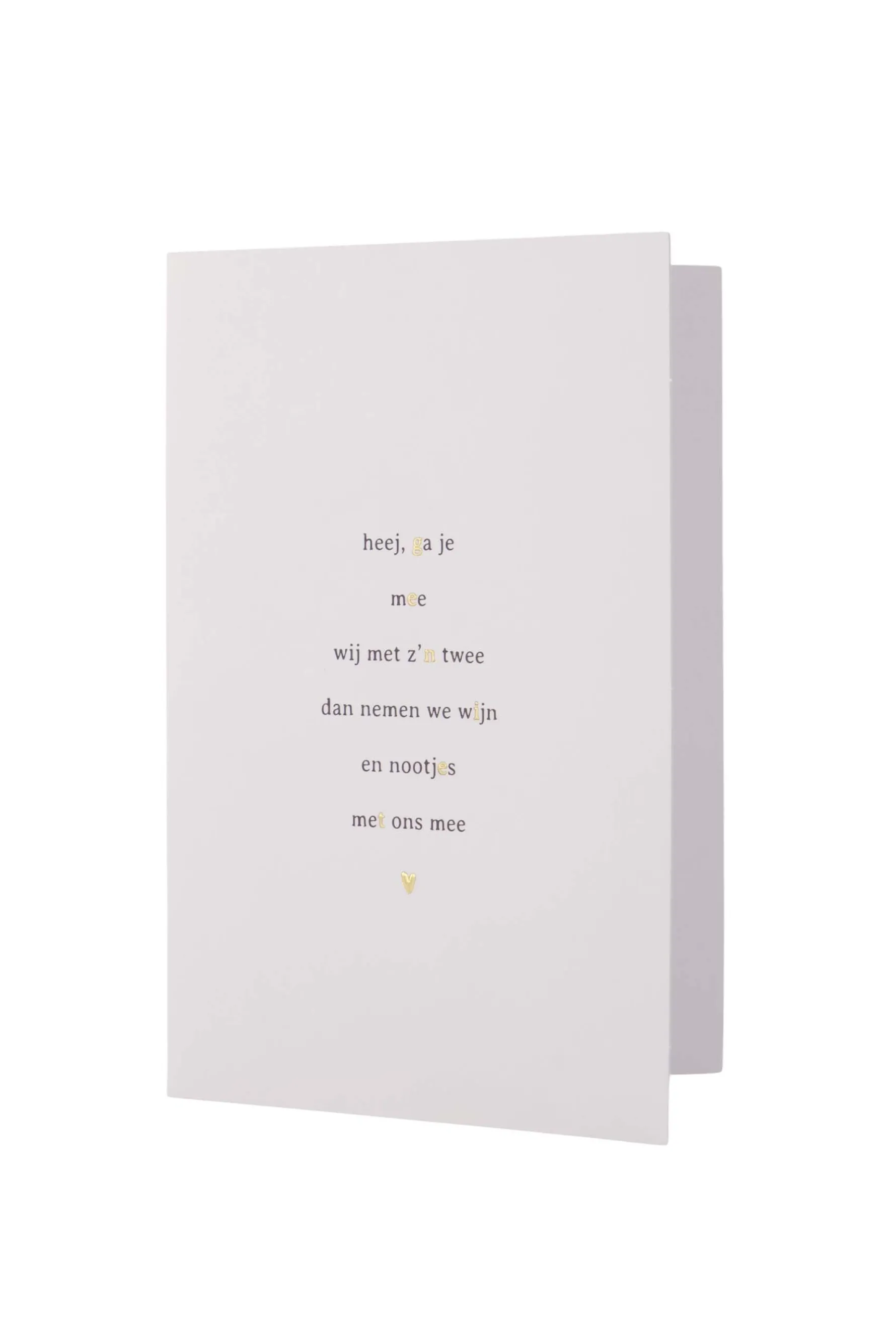 zusss wenskaart geniet gedichtje wit