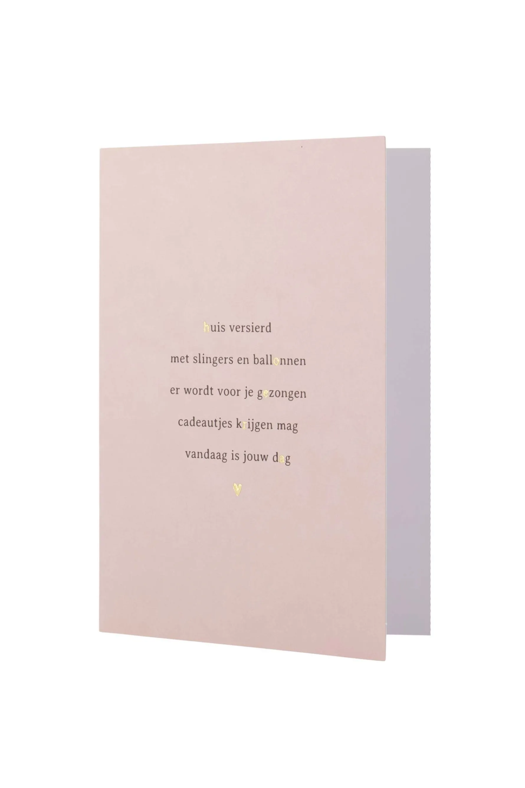 zusss wenskaart hoera gedichtje oudroze