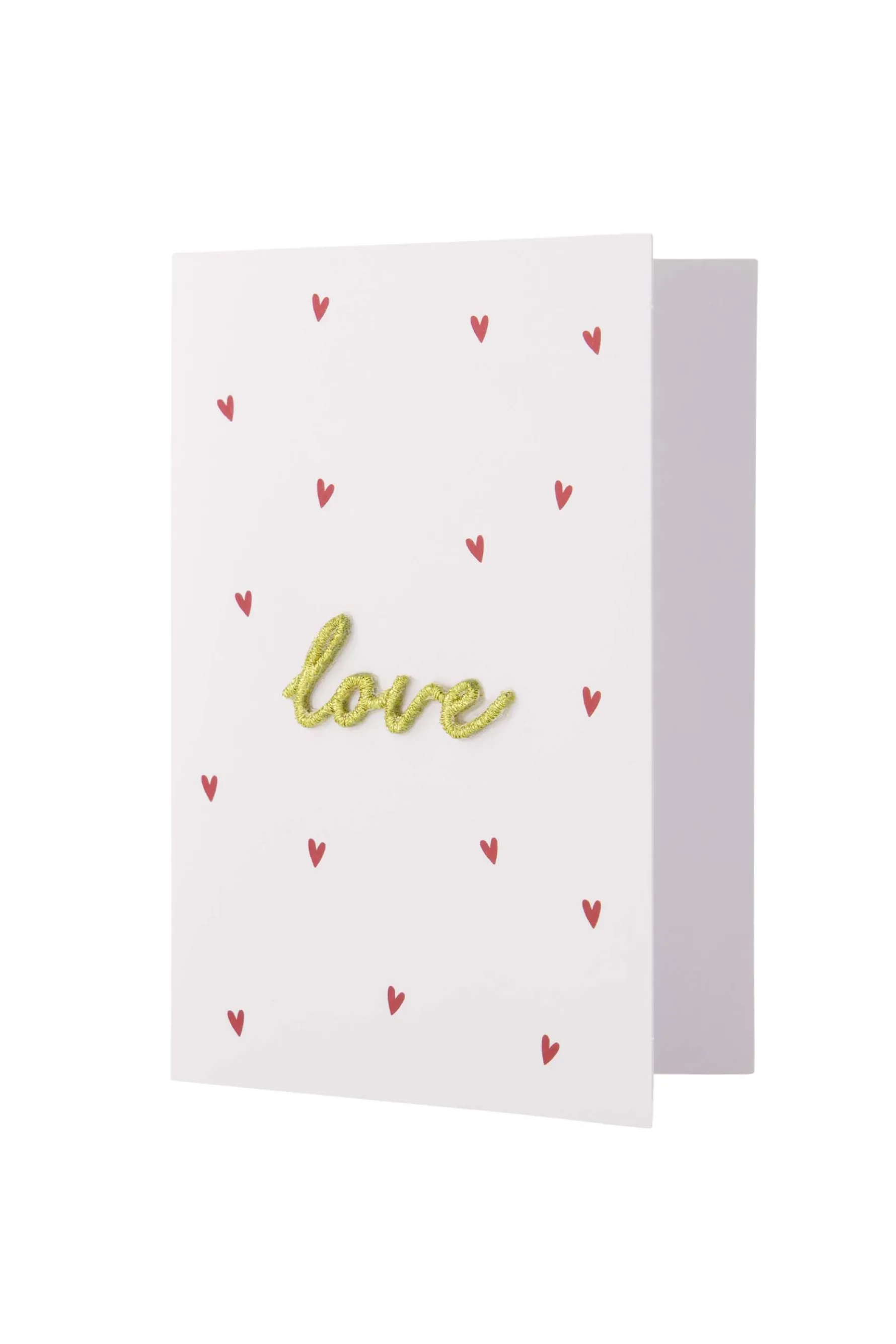 zusss wenskaart love strijkembleem goud/wit/rood