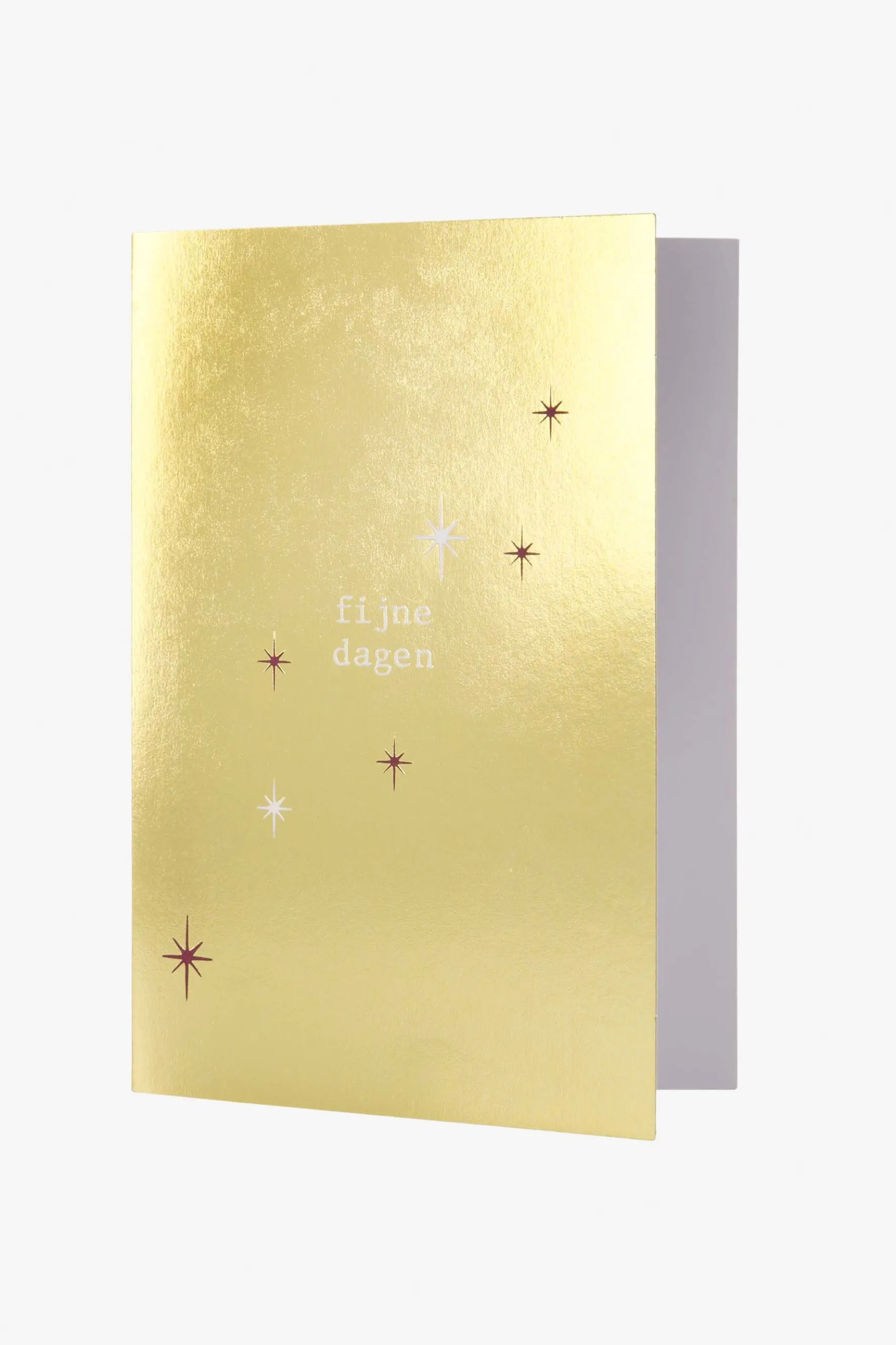 zusss wenskaart met gouden envelop fijne dagen goud