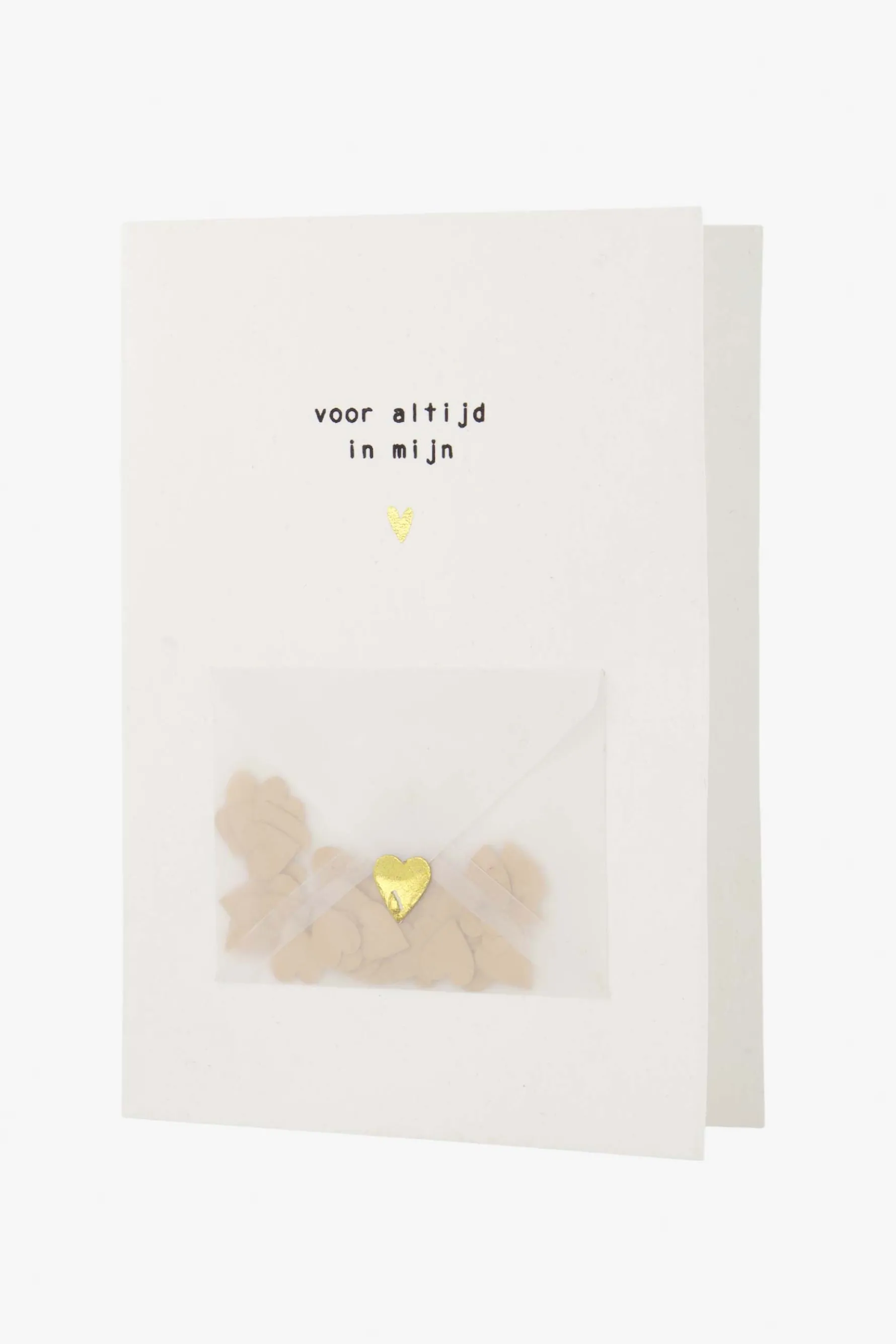 zusss wenskaart met envelopje voor altijd in mijn hart