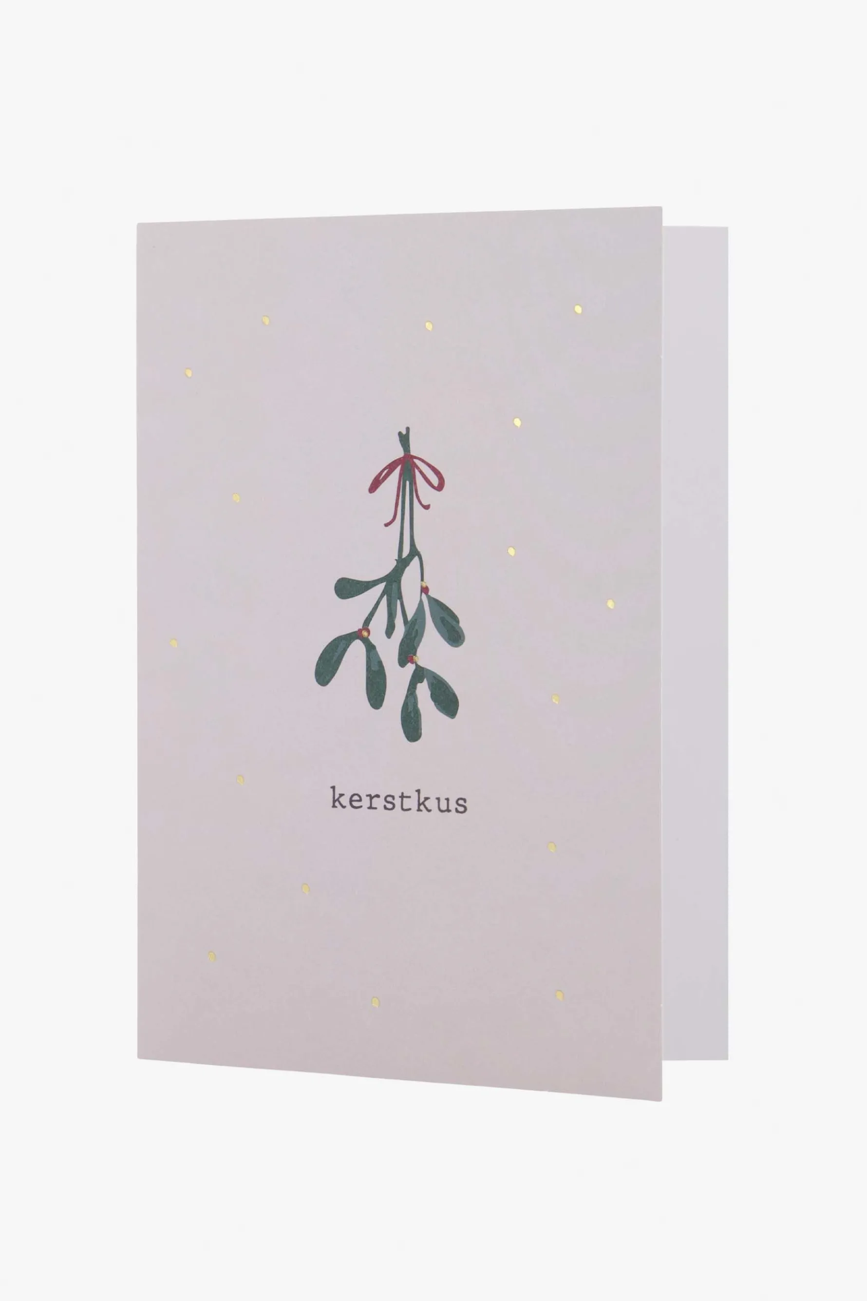 zusss wenskaart met gouden envelop kerstkus zand